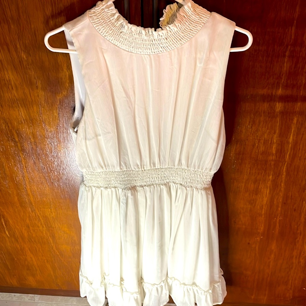 Stylish white dress